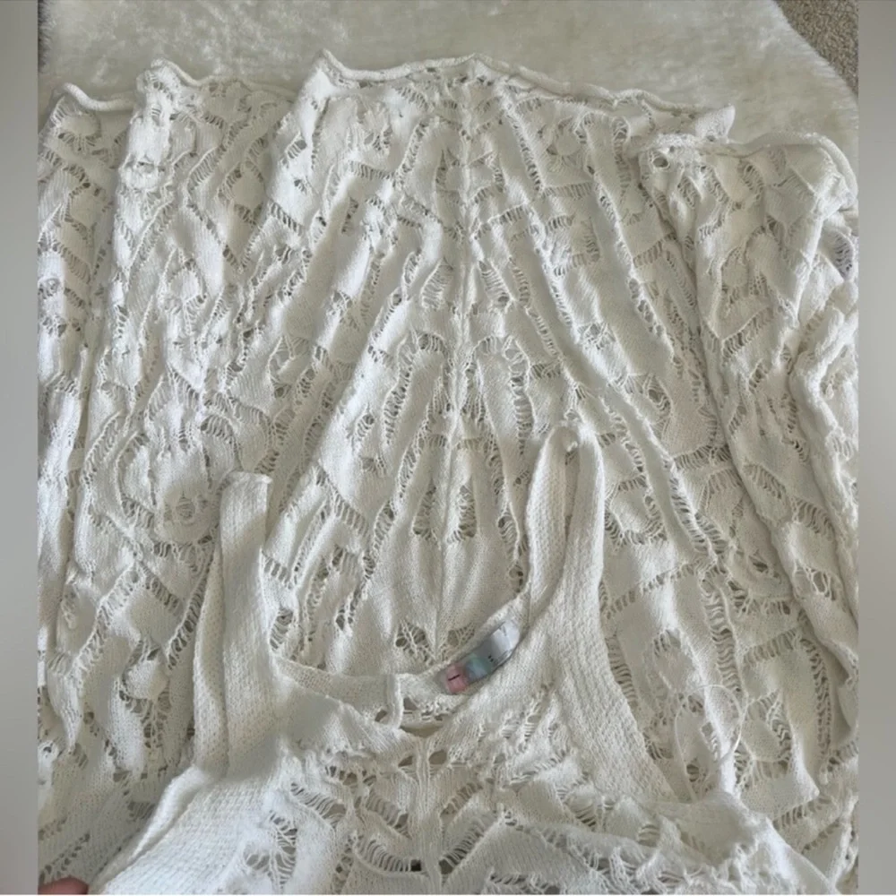 Free People Bianca Fauxchet Midi Beach Dress Coverup - Picture 11 of 15